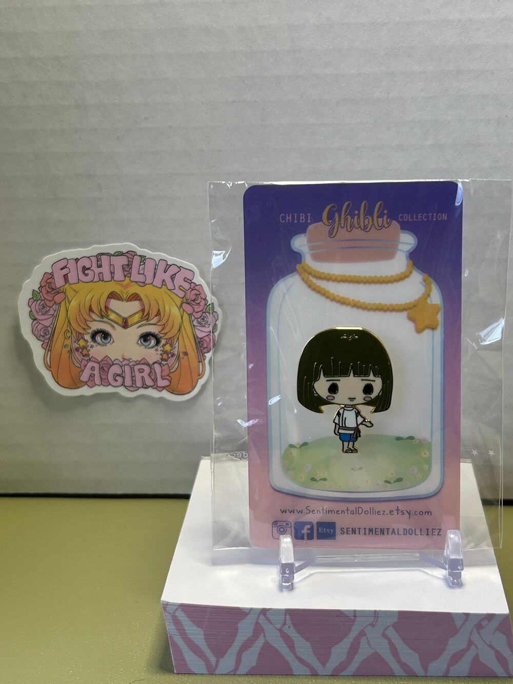 SentimentalDollieZ Chibi Ghibli Collection Pin Spirited Away Haku Human Version